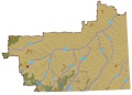 Topographic map of Southeast Montana