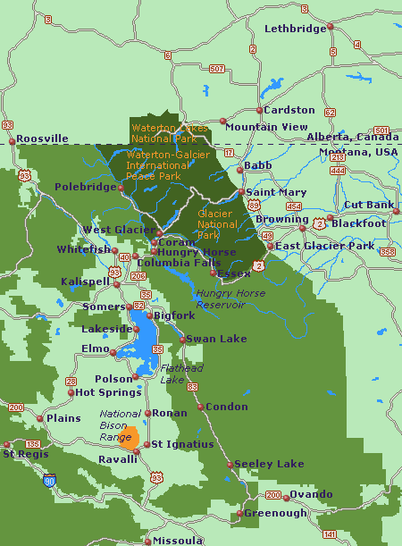 Glacier National Park Area Map Go Northwest A Travel Guide