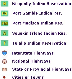 Map legend including highways, Indian reservations = legendpu.jpg (21060 bytes)