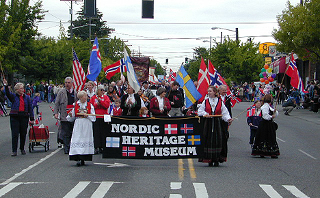 Nordic Heritage Museum in parade