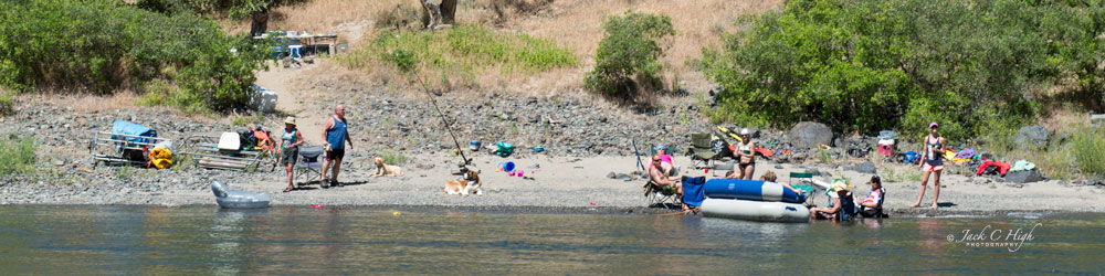 Camping, fishing and rafting the scenic Snake River in Hells Canyon