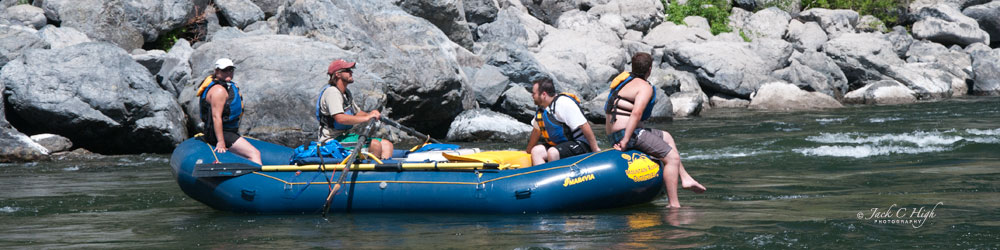 Rafting the scenic Snake River in Hells Canyon
