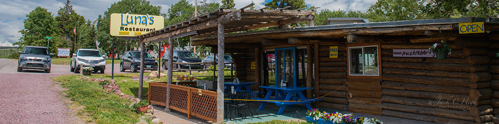 Luna's Restaurant in East Glacier Park.