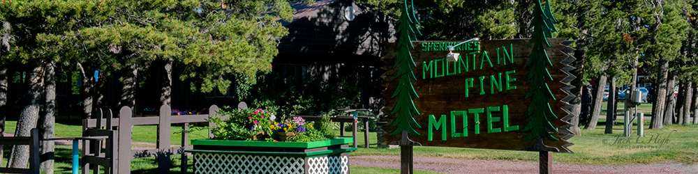 Mountain Pine Motel in East Glacier Park.