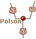 Road routes to Polson, Montana (4620 bytes)