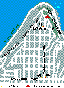 Map of Seattle viewpoint.